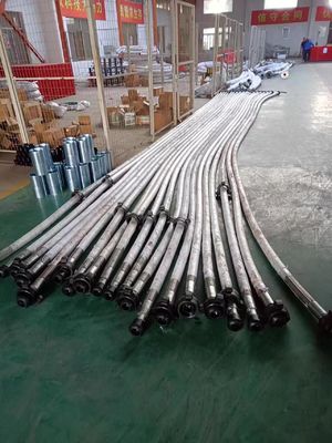 304 স্টেইনলেস কভার হ্যামার ইউনিয়ন সংযোগ সহ 1" 5000psi সাঁজোয়া ড্রিলিং হোস
