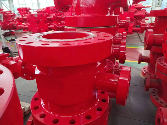 API 6A 10000 Psi টিউবিং স্পুল ওয়েলহেড ওয়েল কন্ট্রোল মাড ক্রস