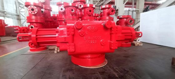 11"-5000PSI শ্যাফার টাইপ কাস্টেড একক রাম BOP API 16A নীচের ফ্ল্যাঞ্জ