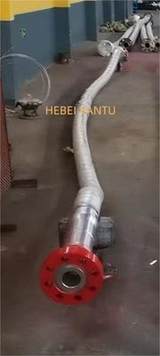 3 1/16 ′′ flanged, 10000 পিএসআই Coflexip পায়ের পাতার মোজাবিশেষ API 16C স্টেইনলেস স্টীল প্রতিরক্ষামূলক নমনীয় কভার সঙ্গে choke লাইন জন্য