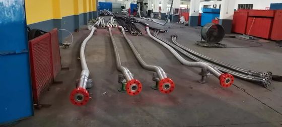 3&quot;900LB ফ্ল্যাঞ্জড 3 1/2 &quot;আইডি হাই প্রেসার কোফ্লেক্সিপ নল 5000 পিসি অগ্নি প্রতিরোধক নল তেল ক্ষেত্রের জন্য এপিআই 16 সি