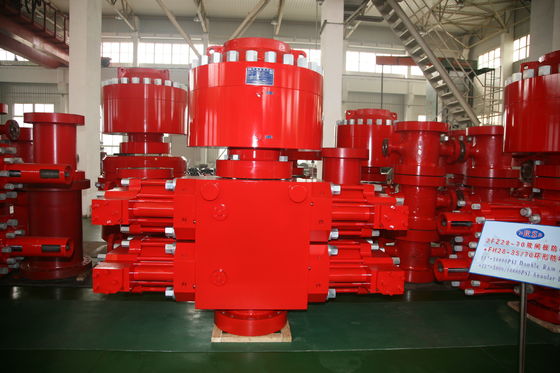 13 5/8 &quot; - 5000psi Shaffer টাইপ ডাবল র্যাম সহ ব্লো আউট প্রতিরোধকারী সিস্টেম