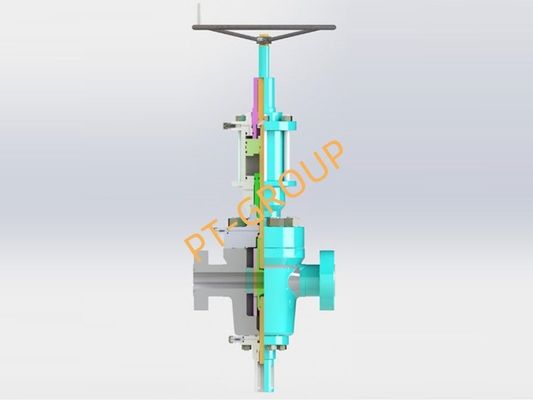 এপিআই 6A হাইড্রোলিক গেট ভালভ FLS সিরিজ H2S এসিড সার্ভিসের জন্য উপযুক্ত Choke manifold এবং ক্রিসমাস ট্রি